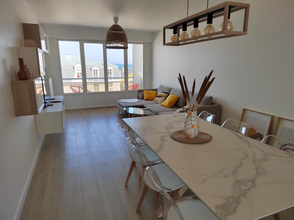 Ker Romain - Sea View - 3 Bedrooms Appt Saint-Malo Exterior foto
